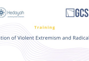 The first training on Preventing Violent Extremism and Radicalization